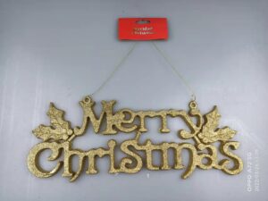 ADORNO NAVIDEÑO DE 40X16CM