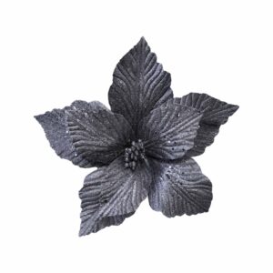 FLOR ARTIFICIAL DE 53CM AZUL PETROLEO