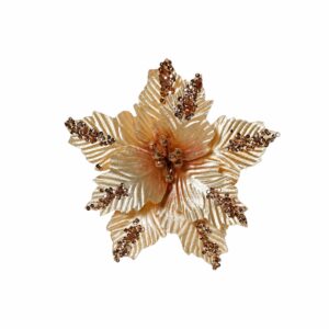 FLOR ARTIFICIAL DE 30 CM OCRE CLARO