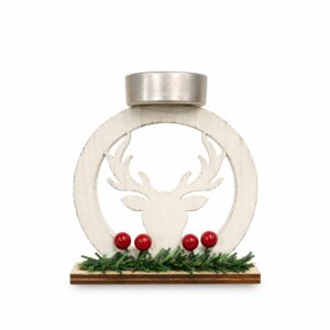 CANDELABRO PEQUEÑO MADERA
